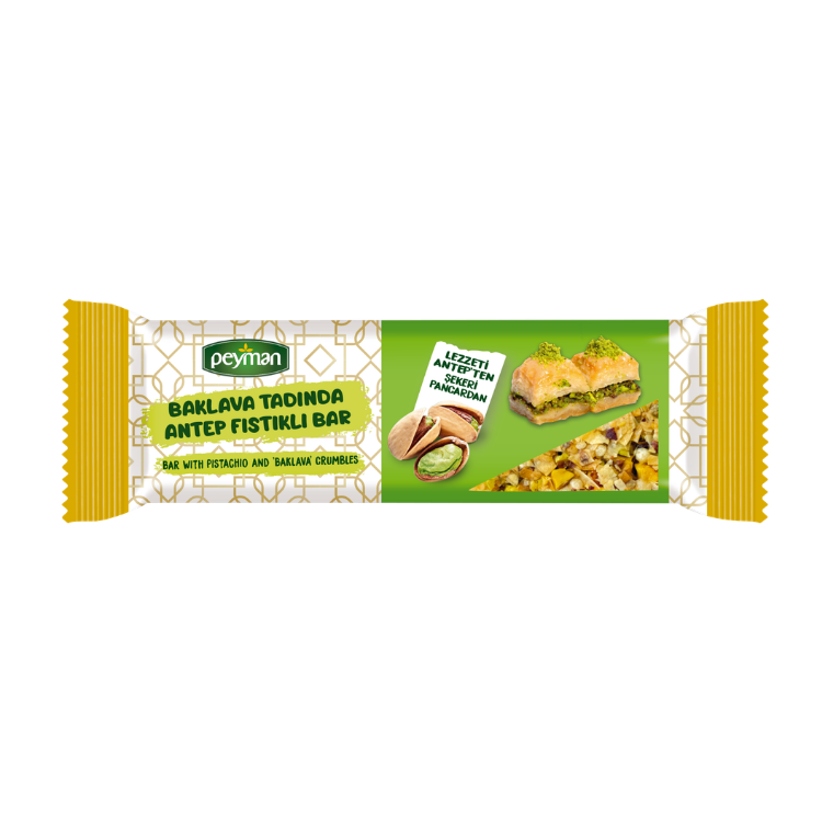 Bahçeden Baklava Tadında Antep  Fıstıklı Bar