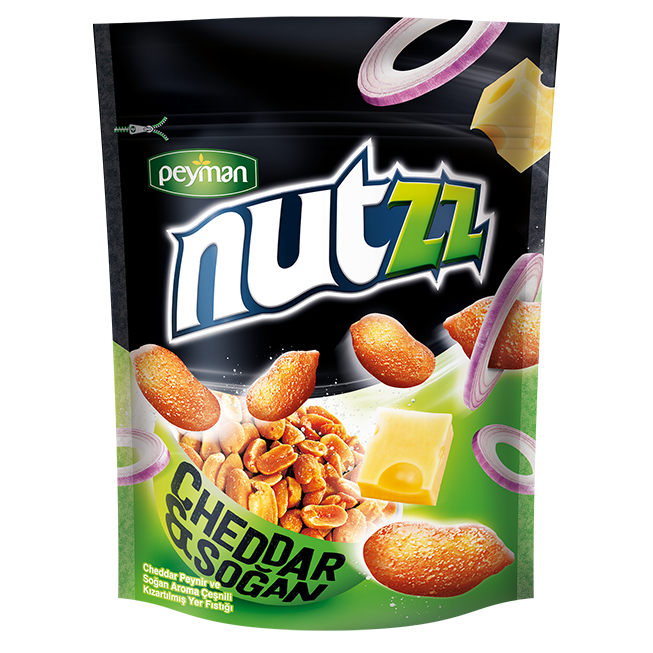 Nutzz Cheddar & Onion Flavored Fried Peanuts